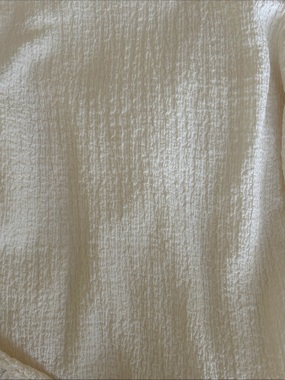 Old Navy Cream Textured Long-Sleeve Top - Picture 3 of 3